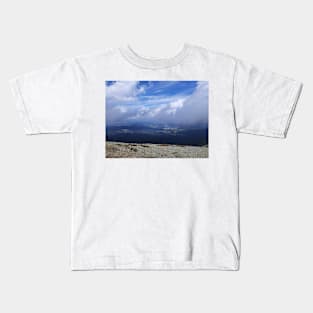 Clouds over the mountains Kids T-Shirt